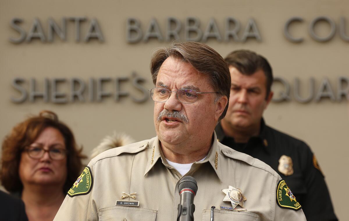Santa Barbara County Sheriff Bill Brown in 2019.