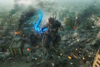 A scene from the movie "Godzilla Minus One."