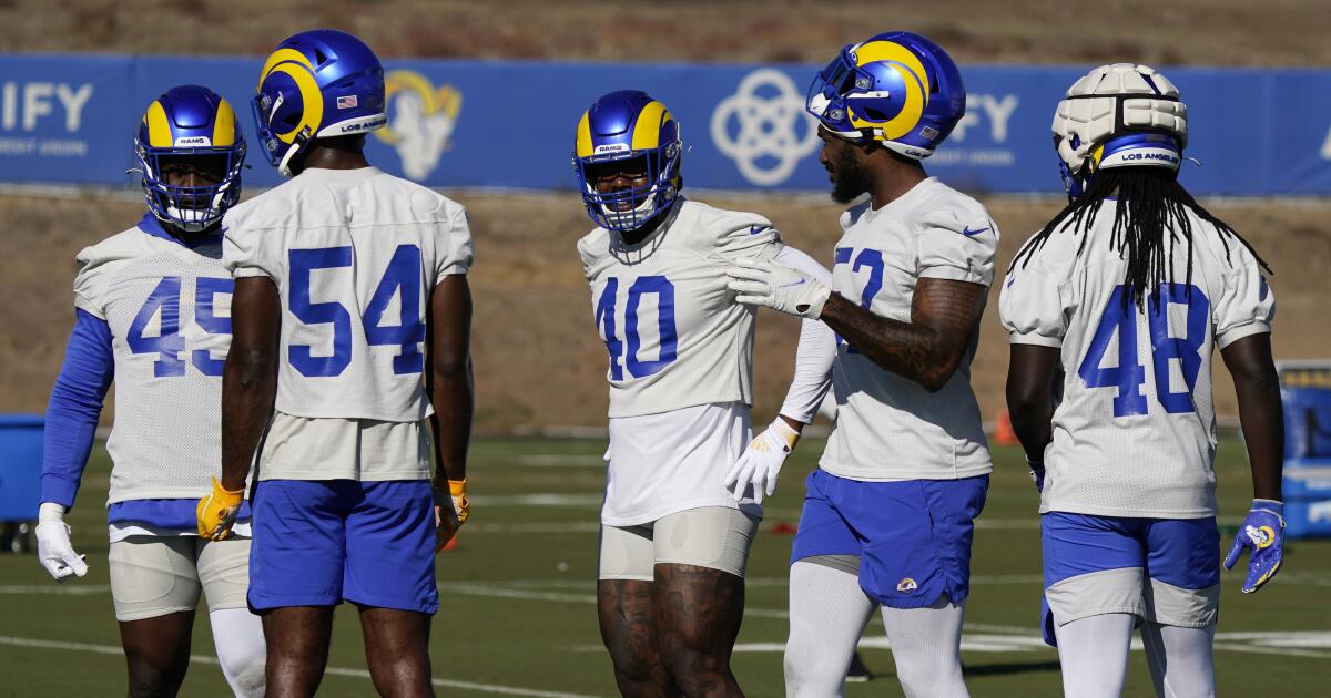 Los Angeles Rams linebacker Von Miller shares his thoughts after first Rams  practice