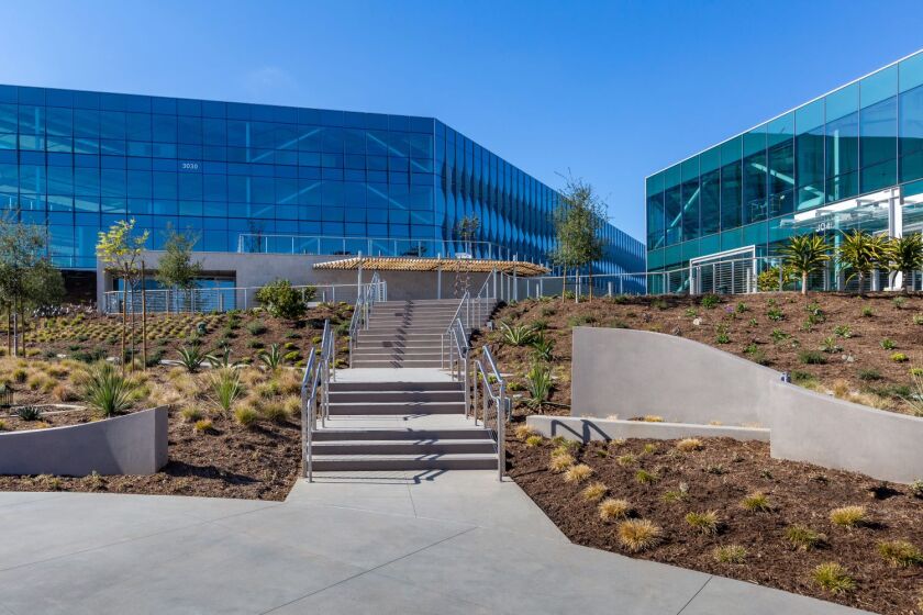 The Muse at Torrey Pines is a redeveloped 186,000 square-foot life science campus on Science Park Road.