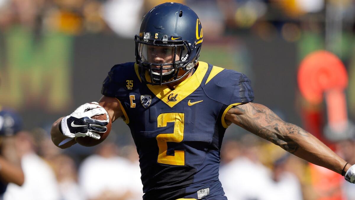 California running back Daniel Lasco carries the ball during a win over Colorado on Sept. 27.