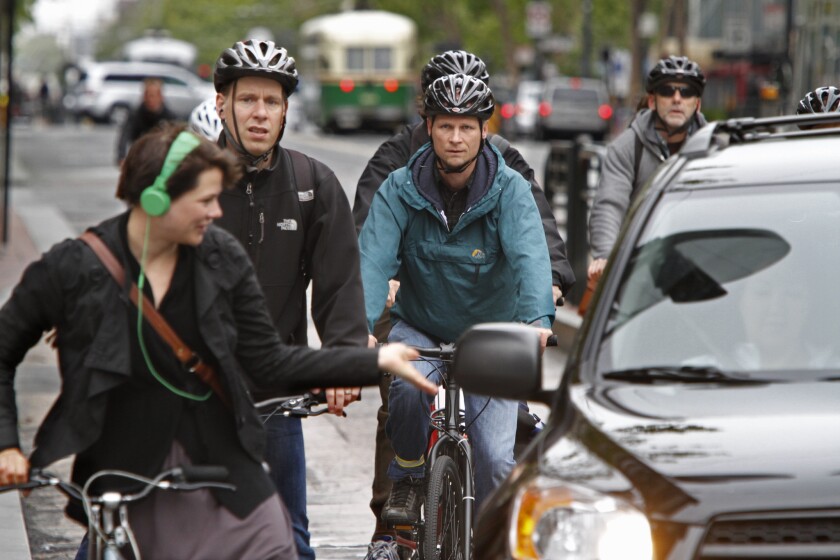 Bicycle commuters