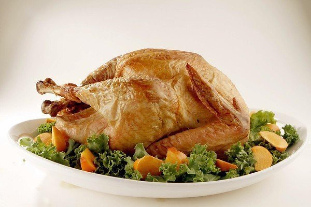 Dry-brined turkey.