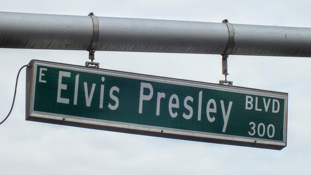 Elvis Presley has joined other entertainers with Las Vegas streets named after them, including Tony Bennett, Sammy Davis Jr., Debbie Reynolds and Frank Sinatra.