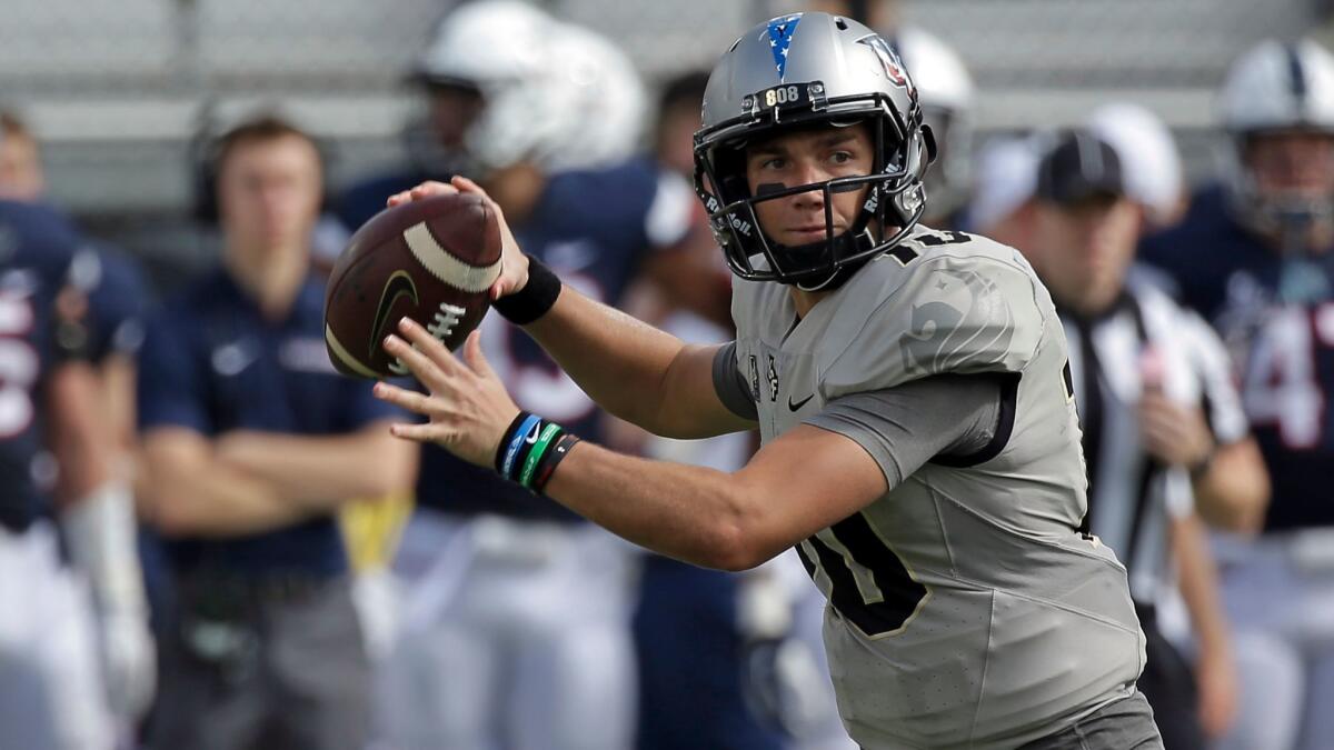 Central Florida quarterback McKenzie Milton has passed for 2,720 yards and 22 touchdowns this season.