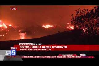 Lilac Fire: Evacuation areas
