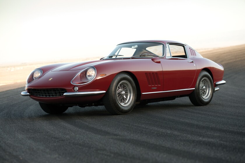 2014 Pebble Beach Steve Mcqueen Ferrari Sells For 10 Million Los Angeles Times