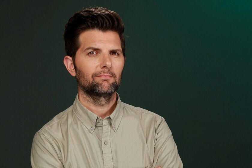Adam Scott starred in "Nightmare at 30,000 Feet," an episode of the CBS All Access reboot of "The Twilight Zone" that is modeled after the popular original "Nightmare at 20,000 Feet."
