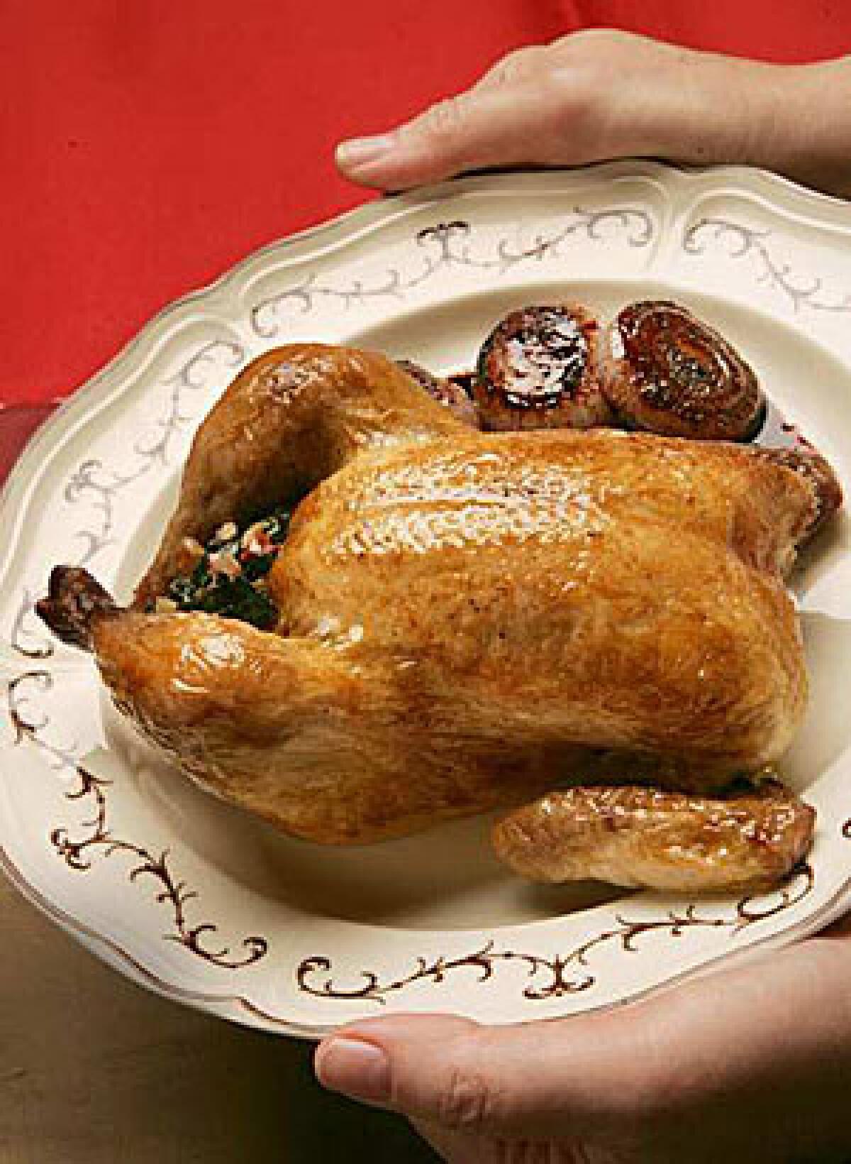 Serve guests game hens stuffed with kale, walnuts and cranberries, and they get both white and dark meat. Recipe: Game hens stuffed with kale, walnuts and cranberries