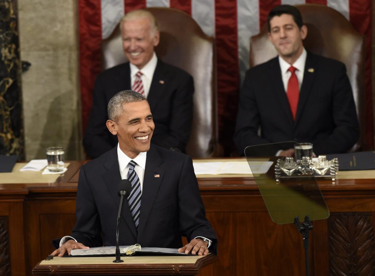 President Obama delivers his seventh and final State of the Union speech.