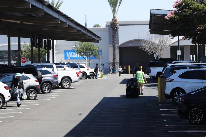 Walmart on Talbert Avenue in Huntington Beach on Wednesday, August 28, 2024. (Photo by James Carbone)