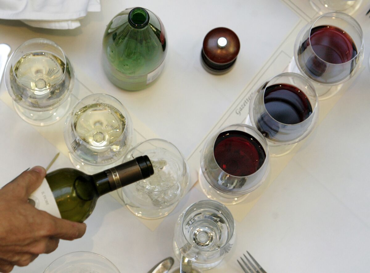 The price of wine by the glass in restaurants rose in the last half a year, according to a new report.