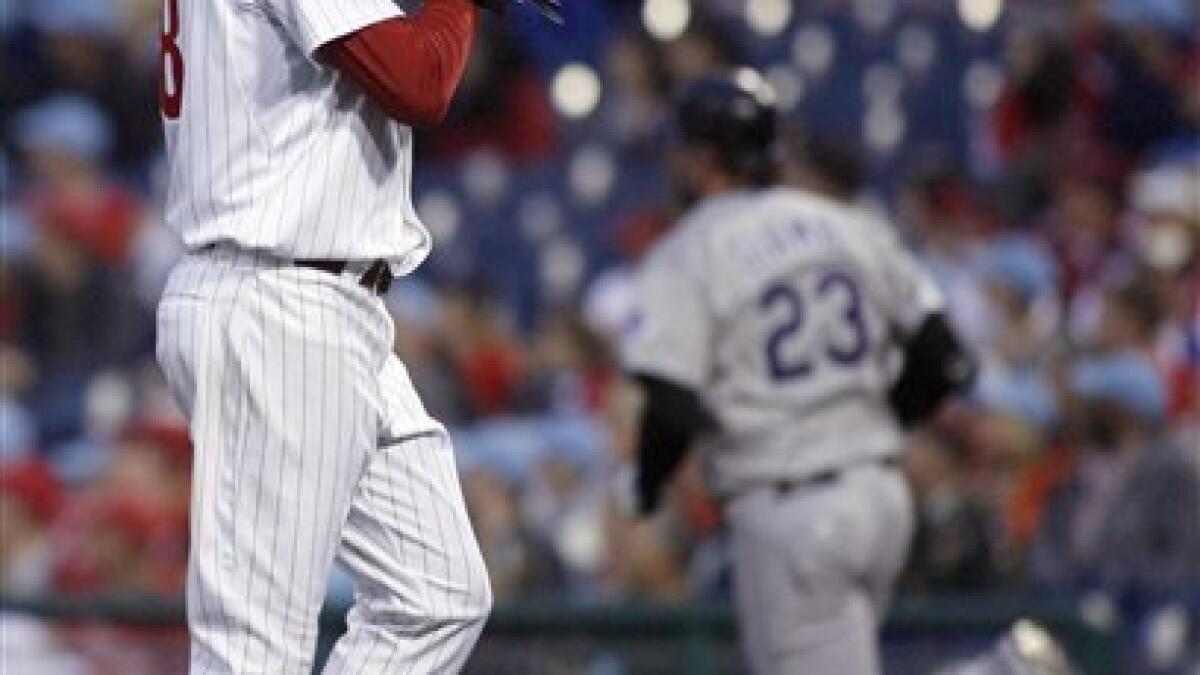 Colorado Rockies' Jason Giambi says he likes playing in Philadelphia