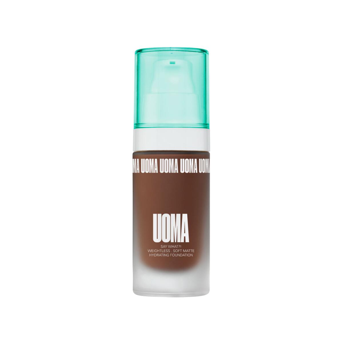 The Uoma Beauty Say What?! Foundation is available in 6 custom formulas across 51 shades.