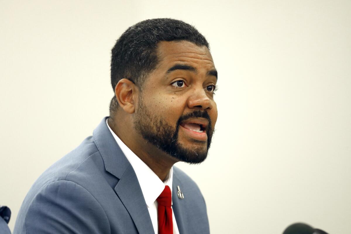 Attorney Jamon Hicks, the attorney for the family of Robert Fulle.