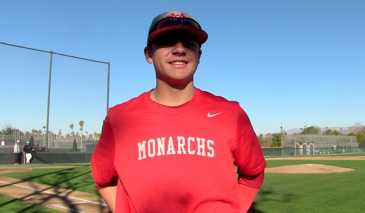 Freshman Nick Pratto of Mater Dei has already committed to USC.