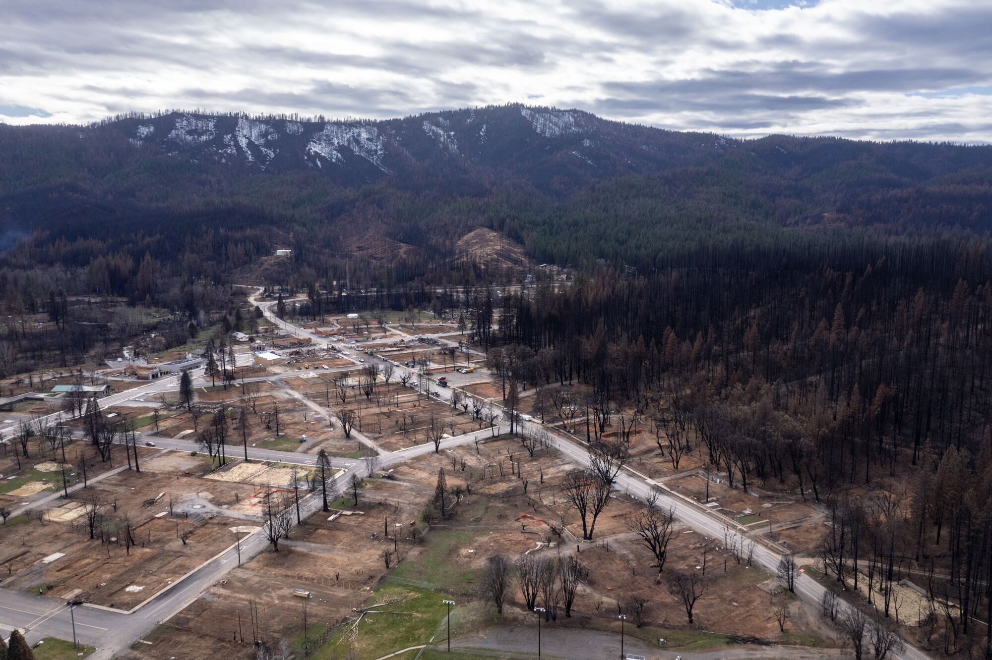 Sierra Nevada town of Greenville, where only a few building survived the 2021 Dixie fire