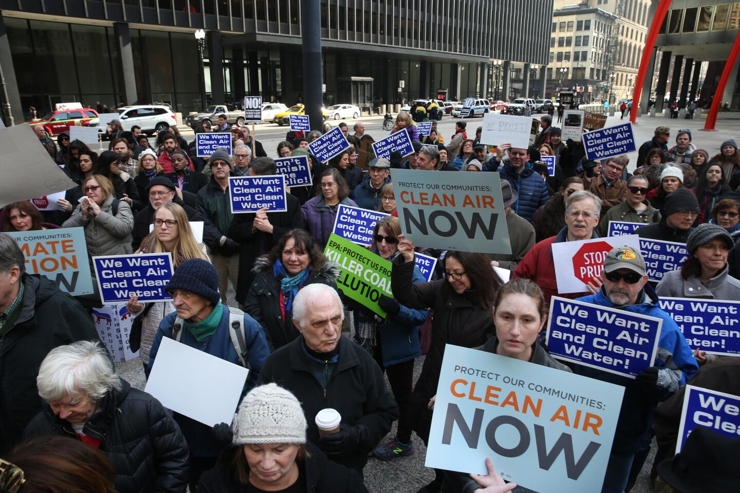 EPA staffers protest Pruitt