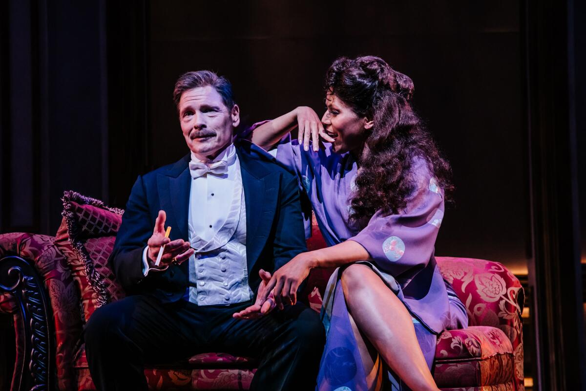 Michael Hayden and Merle Dandridge in Pasadena Playhouse's production of "A Little Night Music."