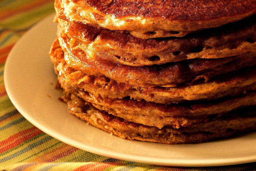 A recipe for Country Gourmet's whole wheat pancakes.