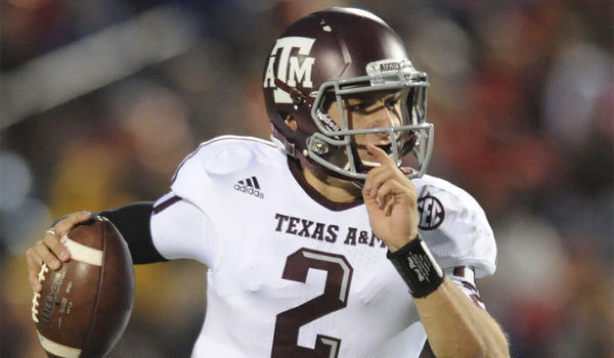 Even if Heisman Trophy-winning quarterback Johnny Manziel is still playing for Texas A&M; in 2015, he and the Aggies won't be facing USC in a regular-season game.