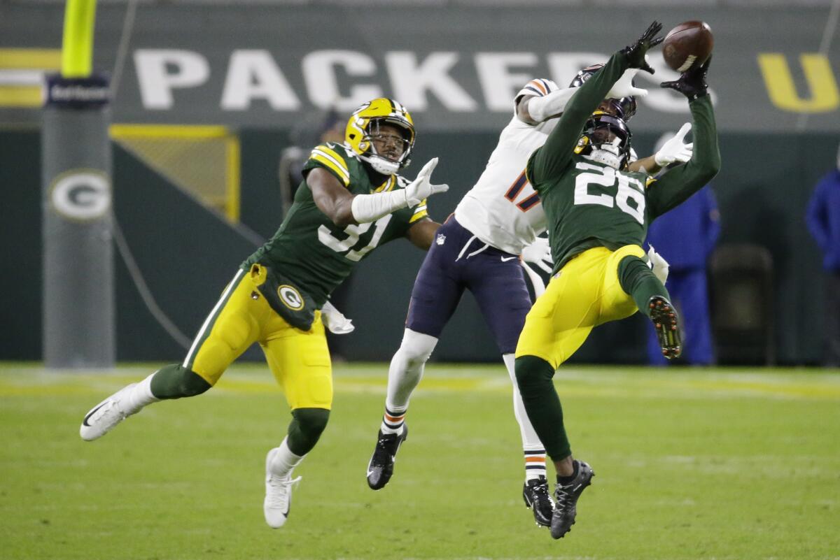 Injuries force Packers to utilize their offensive line depth - The San  Diego Union-Tribune