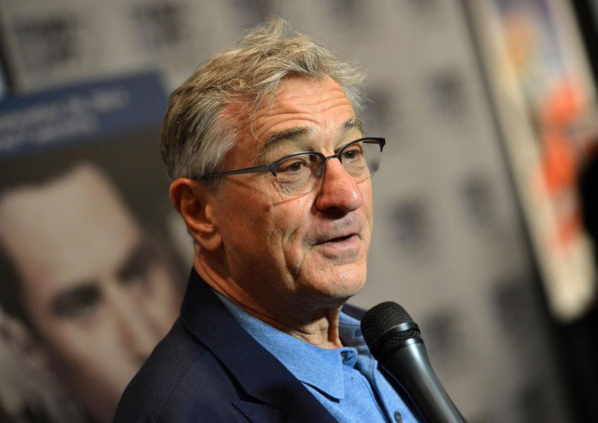 "Once Upon A Time In America" cast member Robert De Niro attends the film's photo call at the New York Film Festival.