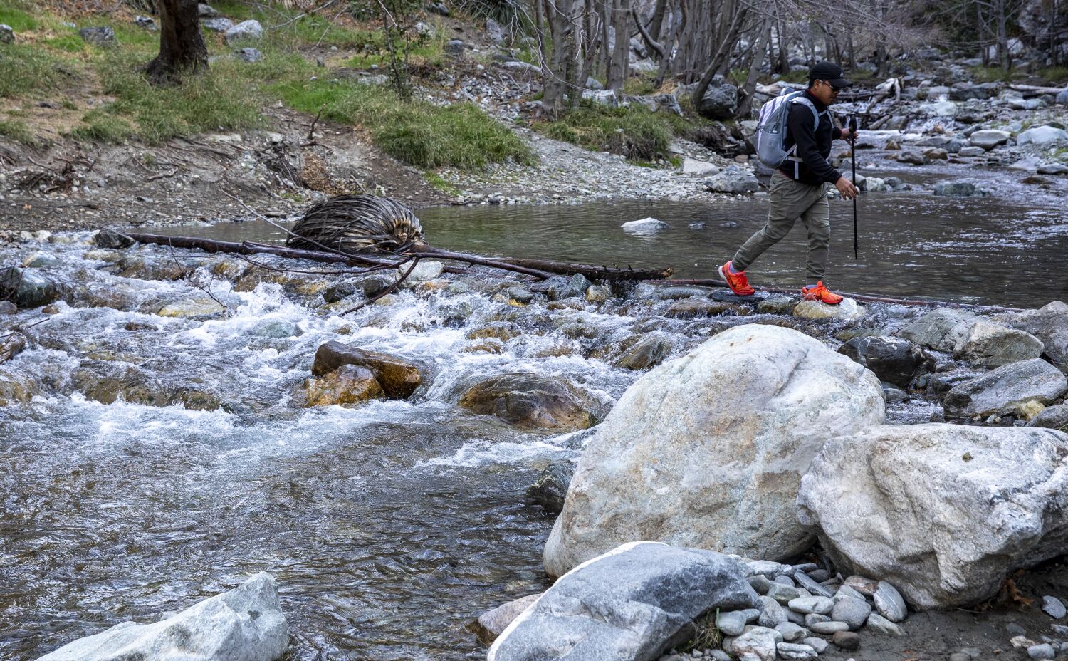 Eight people rescued from San Gabriel River in Azusa, search called off for possible ninth victim