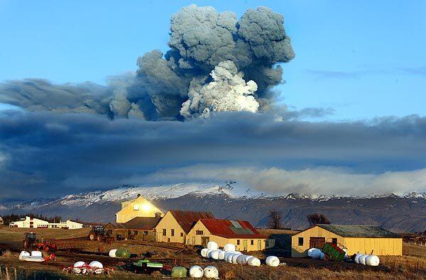 Eyjafjallajokull volcano, Iceland