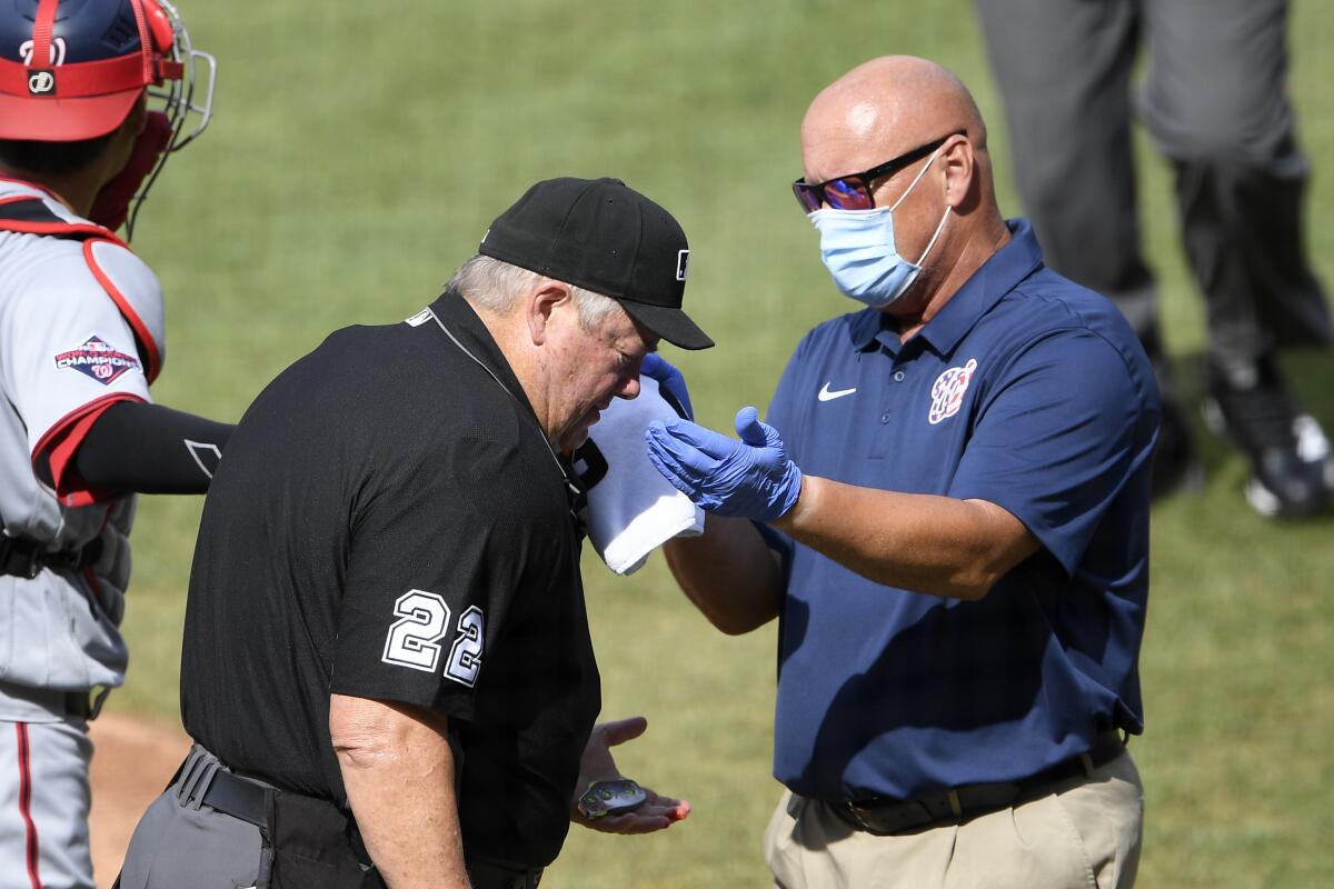 67-Year-Old Umpire Hospitalized After Being Hit in Head