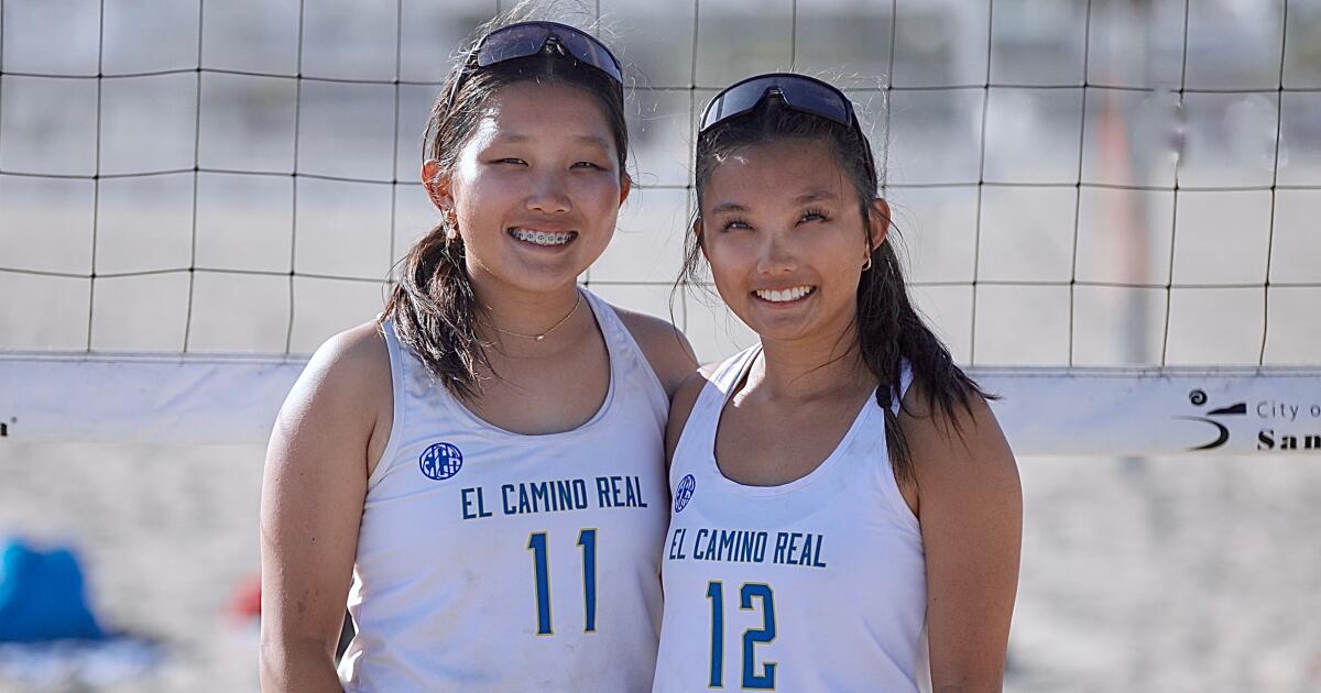 Les sœurs mènent El Camino Real au titre de beach-volley de la section municipale