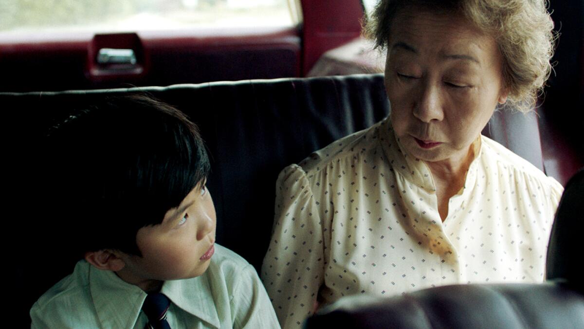 Alan Kim and Yuh-Jung Youn star in "Minari."