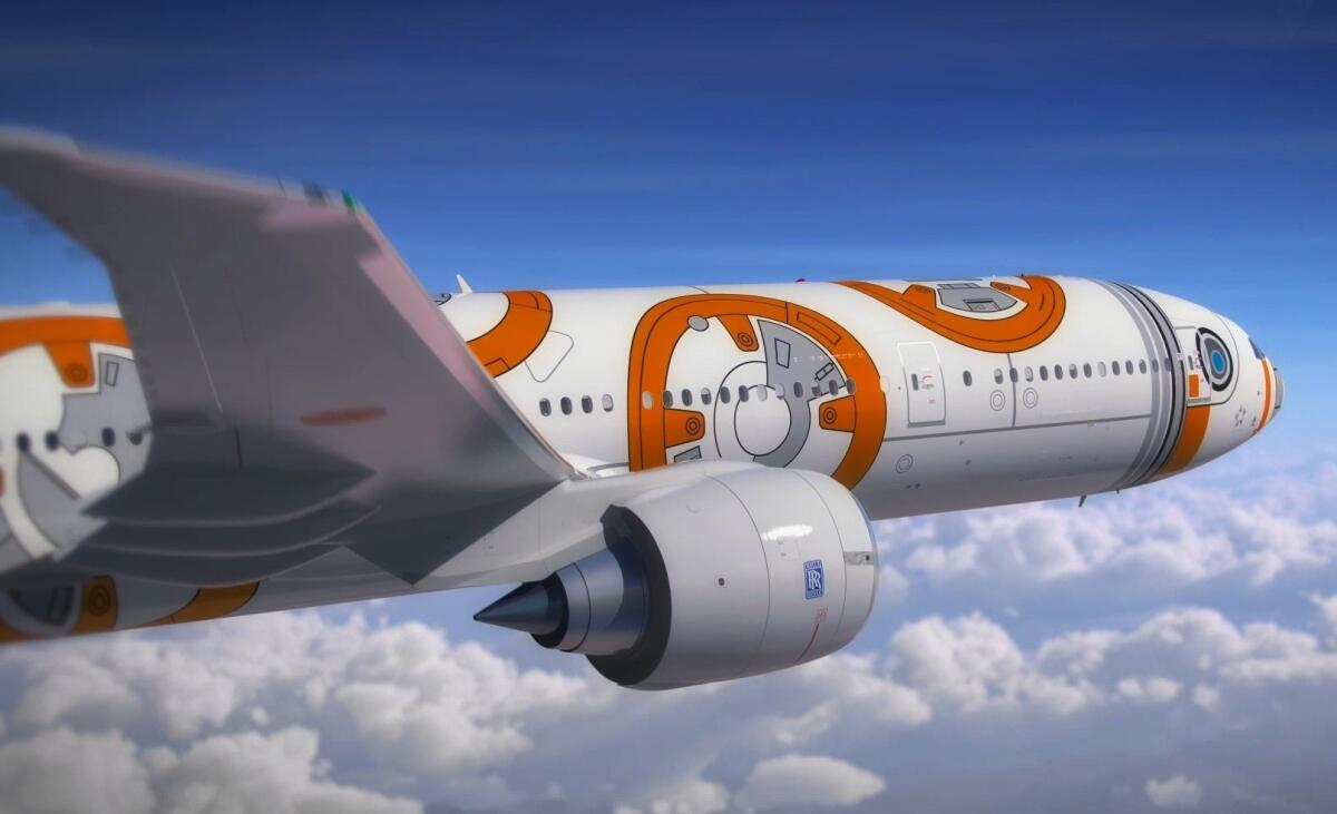 BB-8 airplane