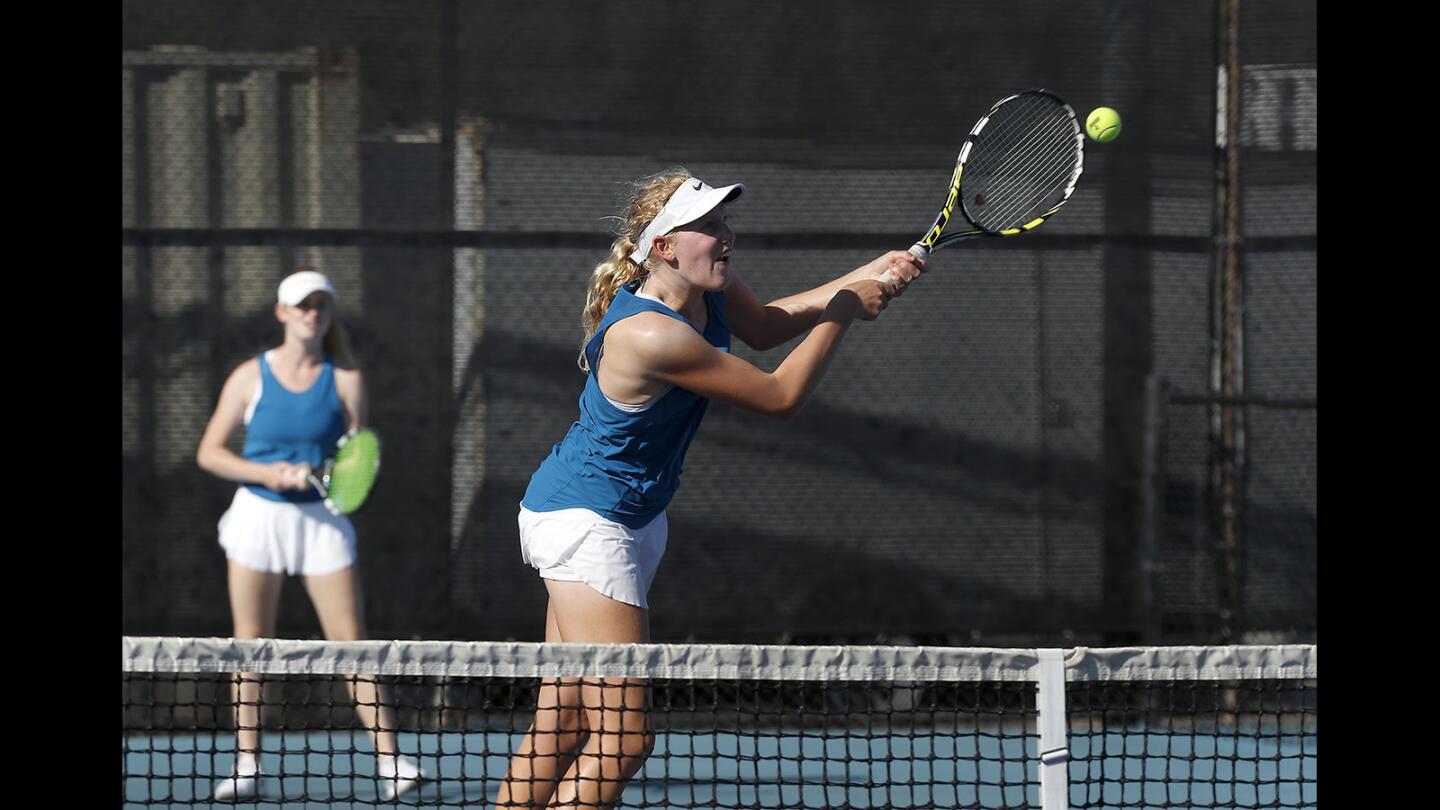Photo Gallery: Corona del Mar vs. Beckman girls' tennis