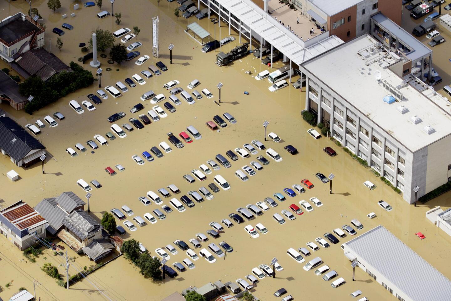 City hall flooded