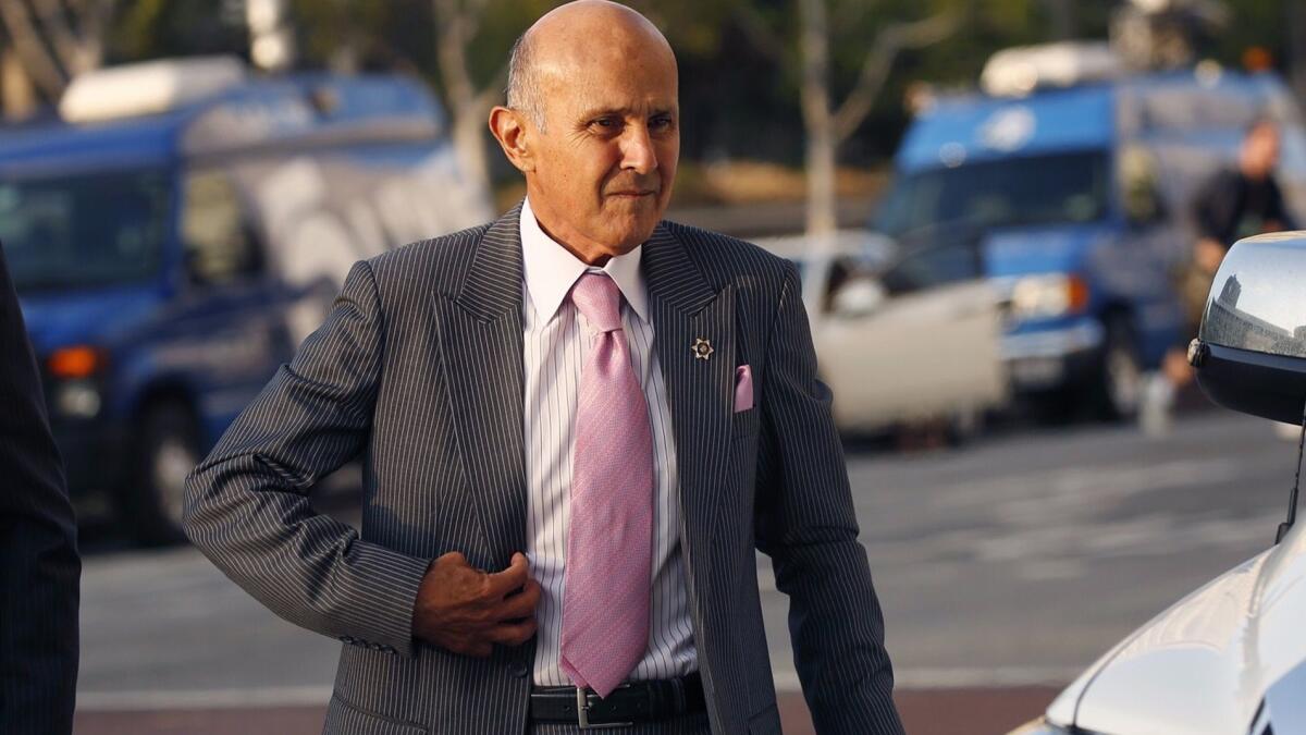 Former Los Angeles County Sheriff Lee Baca in August.