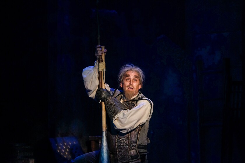 Robert J. Townsend as Don Quixote in San Diego Musical Theatre's "Man of La Mancha," directed by Scott Thompson.