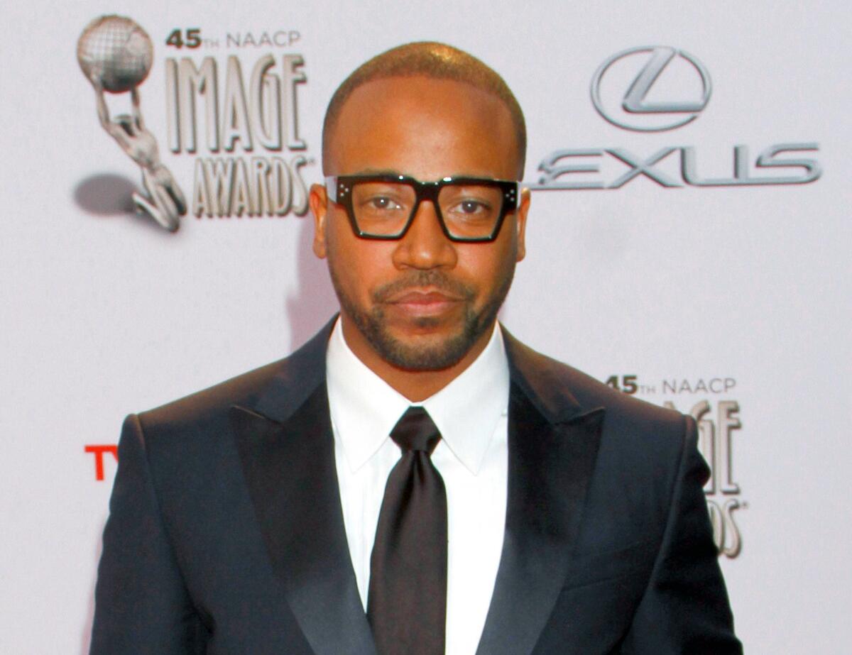 Columbus Short arrives at the 45th NAACP Image Awards at the Pasadena Civic Auditorium in Pasadena in February 2014.