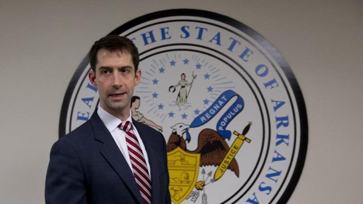 Sen. Tom Cotton (R-Ark.)