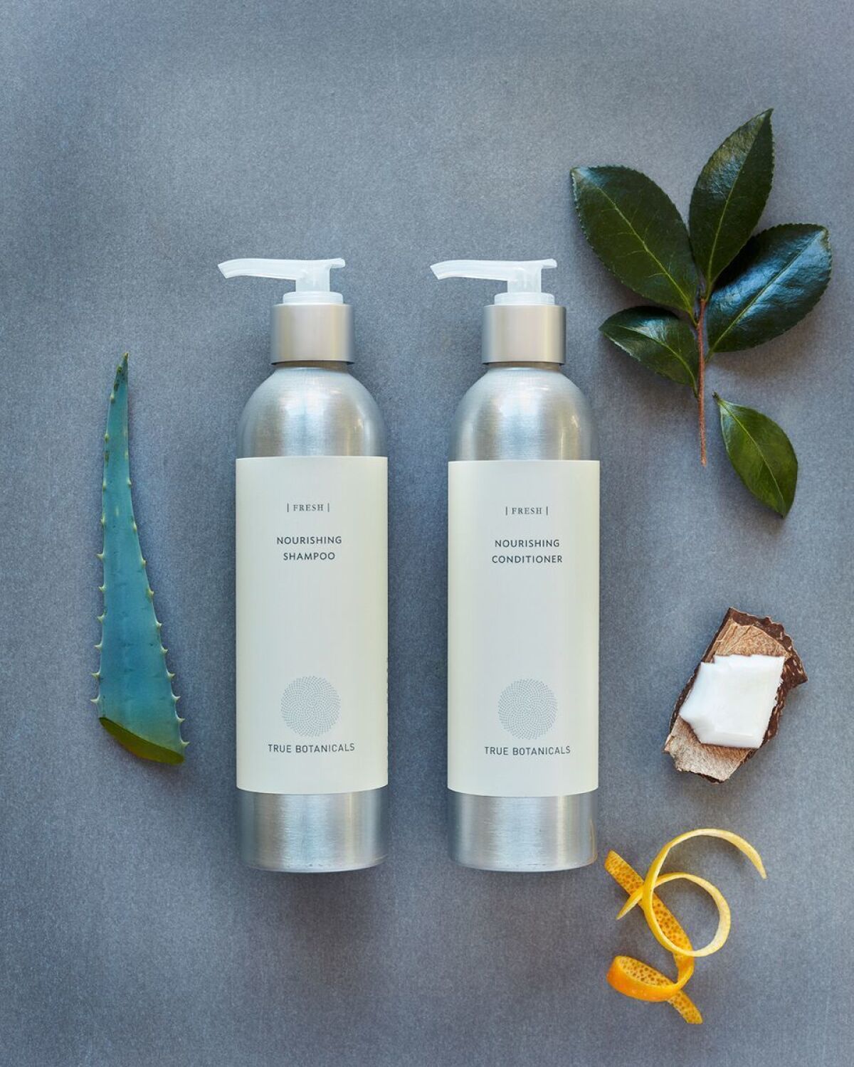 True Botanicals' Fresh Nourishing Shampoo includes green tea oil for its antioxidant properties, while the Nourishing Conditioner includes macadamia seed oil and shea butter. The shampoo and conditioner are $34 each.