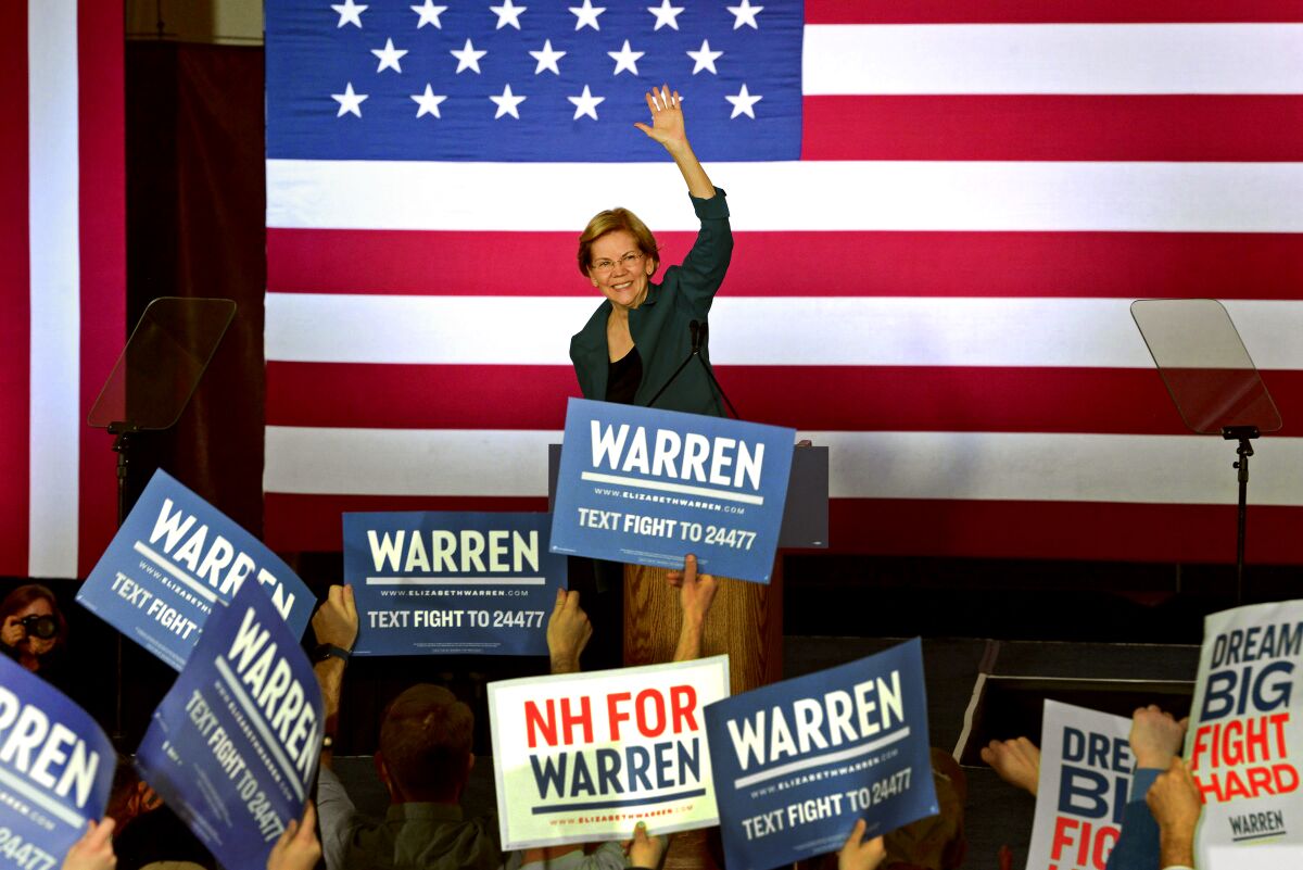 Elizabeth Warren in New Hampshire 