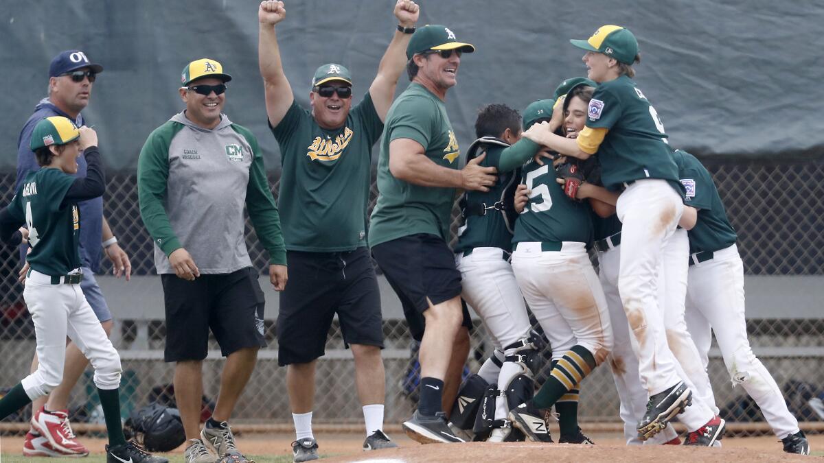 Costa Mesa American Little League beats Costa Mesa National, advances to  District 62 Tournament of Champions Minor B title game - Los Angeles Times