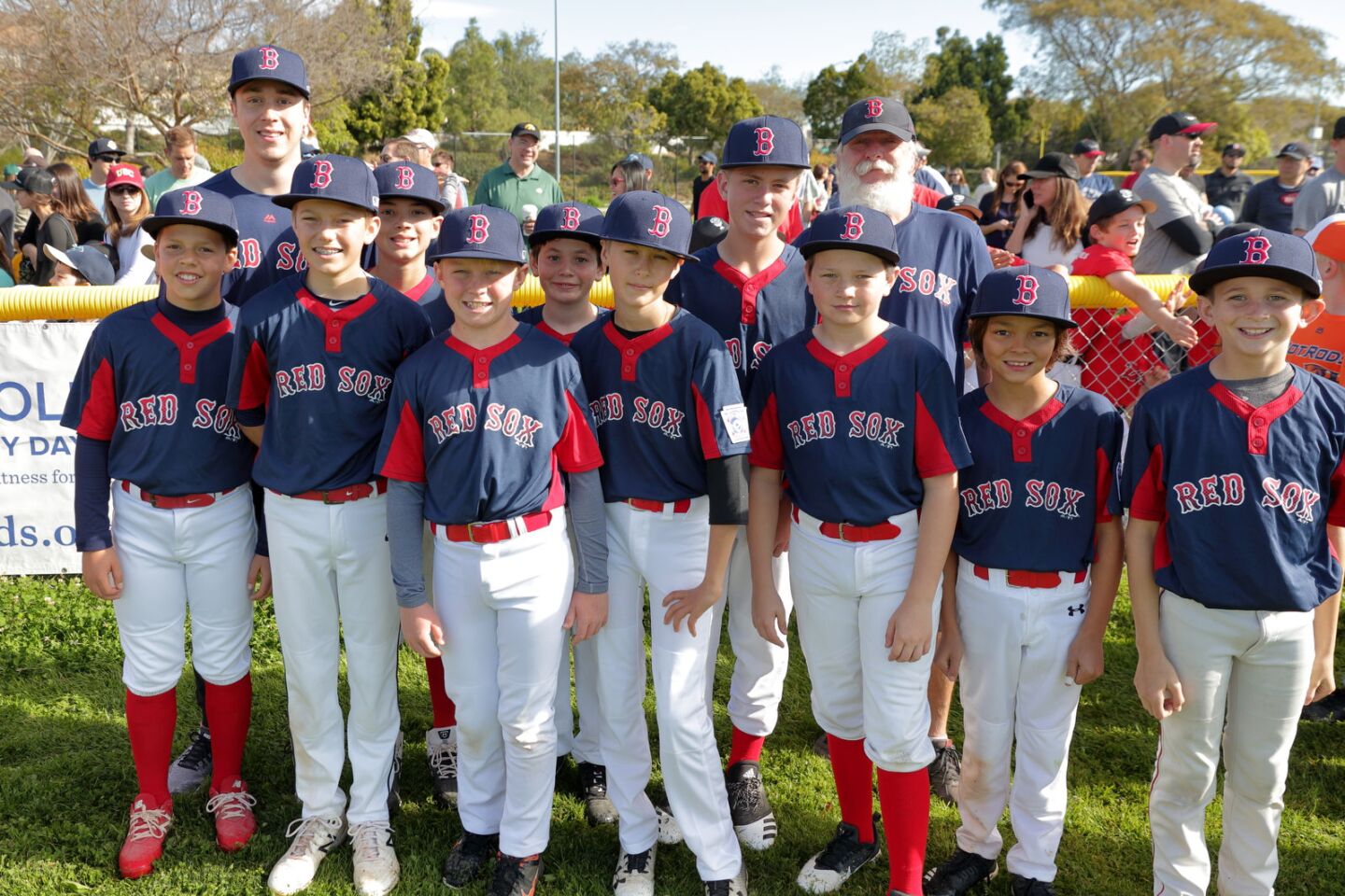 Red Sox at the Del Mar Little League Opening Day