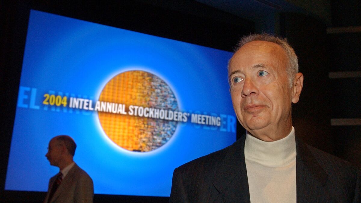 In 1997, Time magazine named Intel Corp. co-founder Andy Grove its Man of the Year.