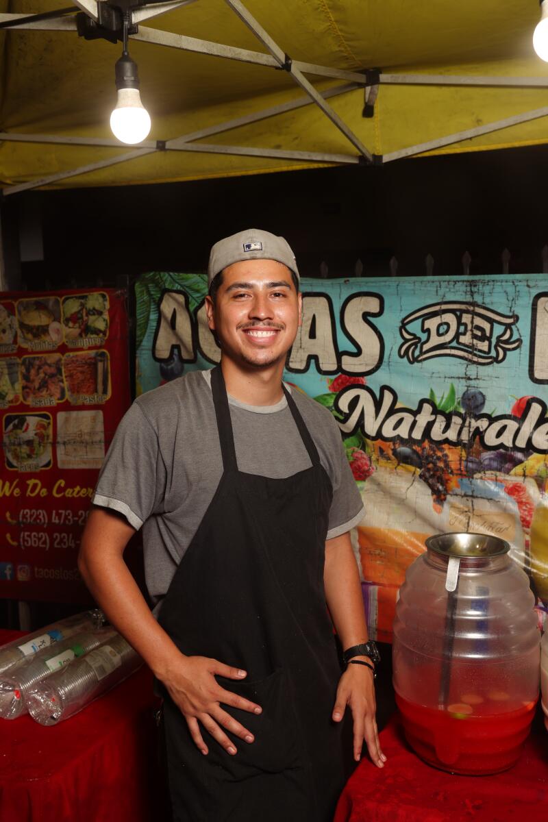 Jose Robles, 23, has been working at Los 2 Poblanos since he was 18.