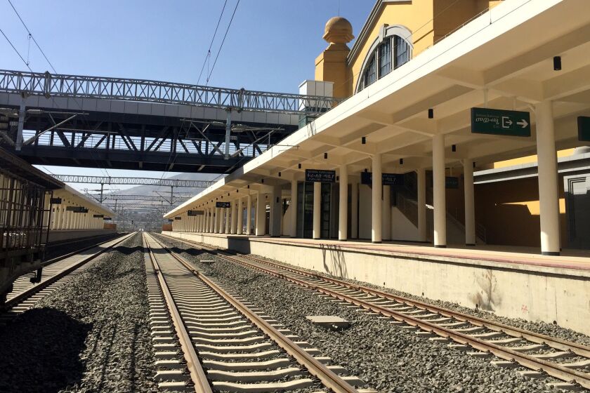 The new Addis Ababa train station is the final destination for the Chinese-built Ethiopia-Djibouti Railway, extending from Addis to the Red Port of Djibouti.