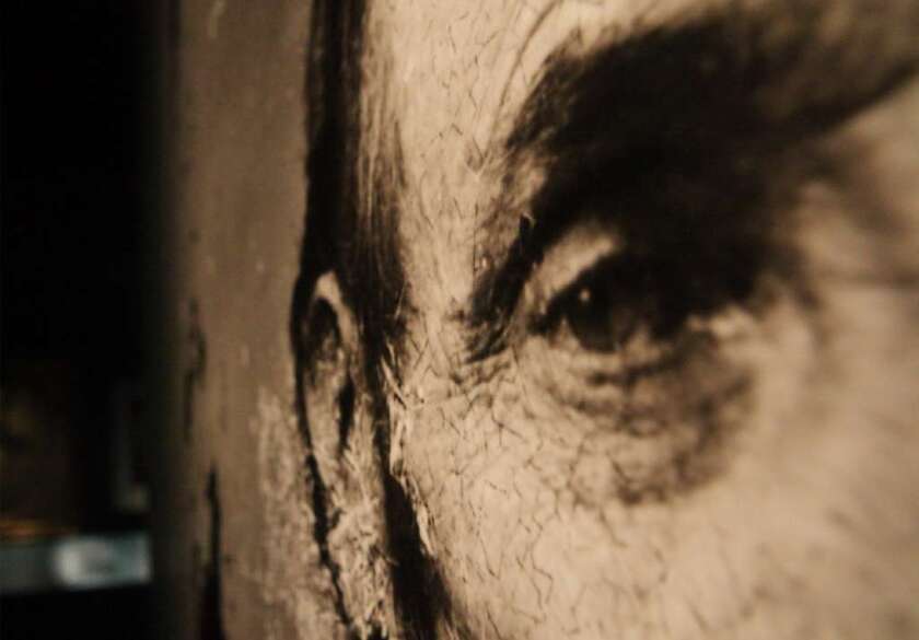 A photograph of Abraham Lincoln is seen on display in New York in 2009.