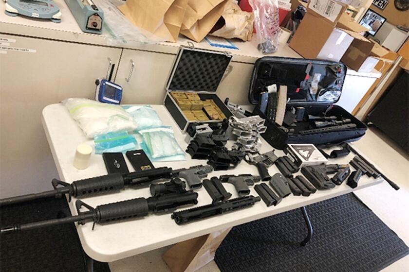 Federal agents confiscated items from Sinaloa Cartel.
