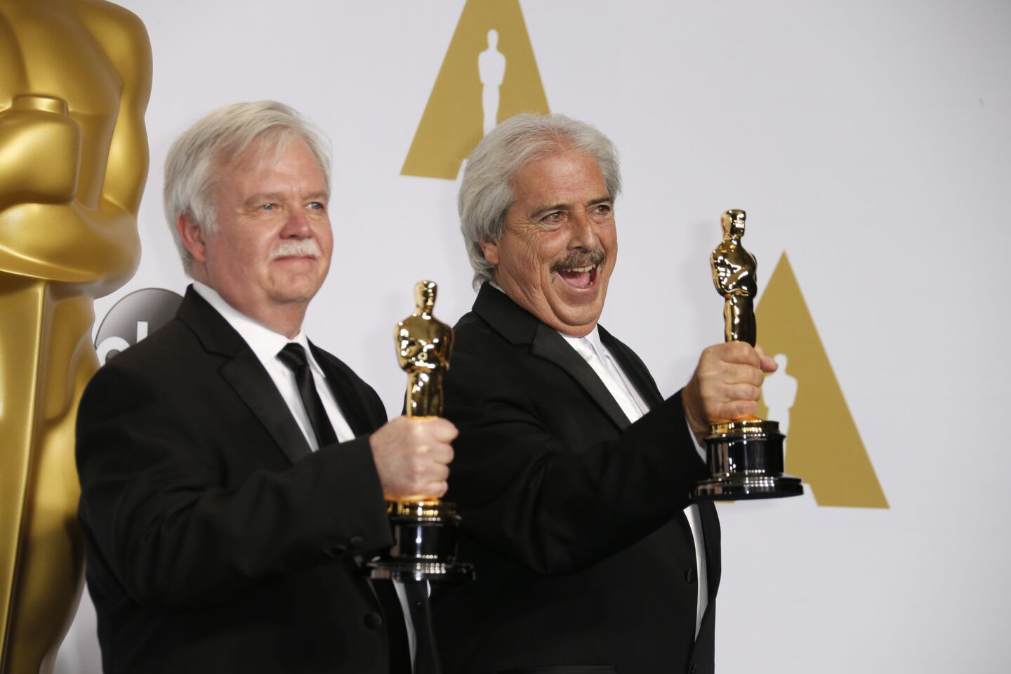 Oscars 2015 winners' room | Bub Asman and Alan Robert Murray