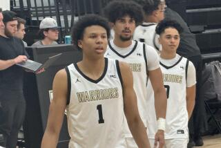Dillan Shaw (left) scored 22 points and Tae Simmons had 24 points to lead Heritage Christian.